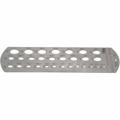 Assorts Gauge Stainless Steel Imperial Fractional Drill Gauge