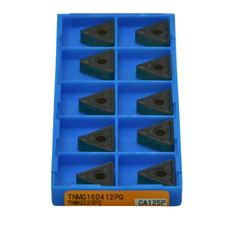 10pc Kyocera TNMG160412PQ CA125P – Turning Insert (Finishing to Medium, PQ Chipbreaker)