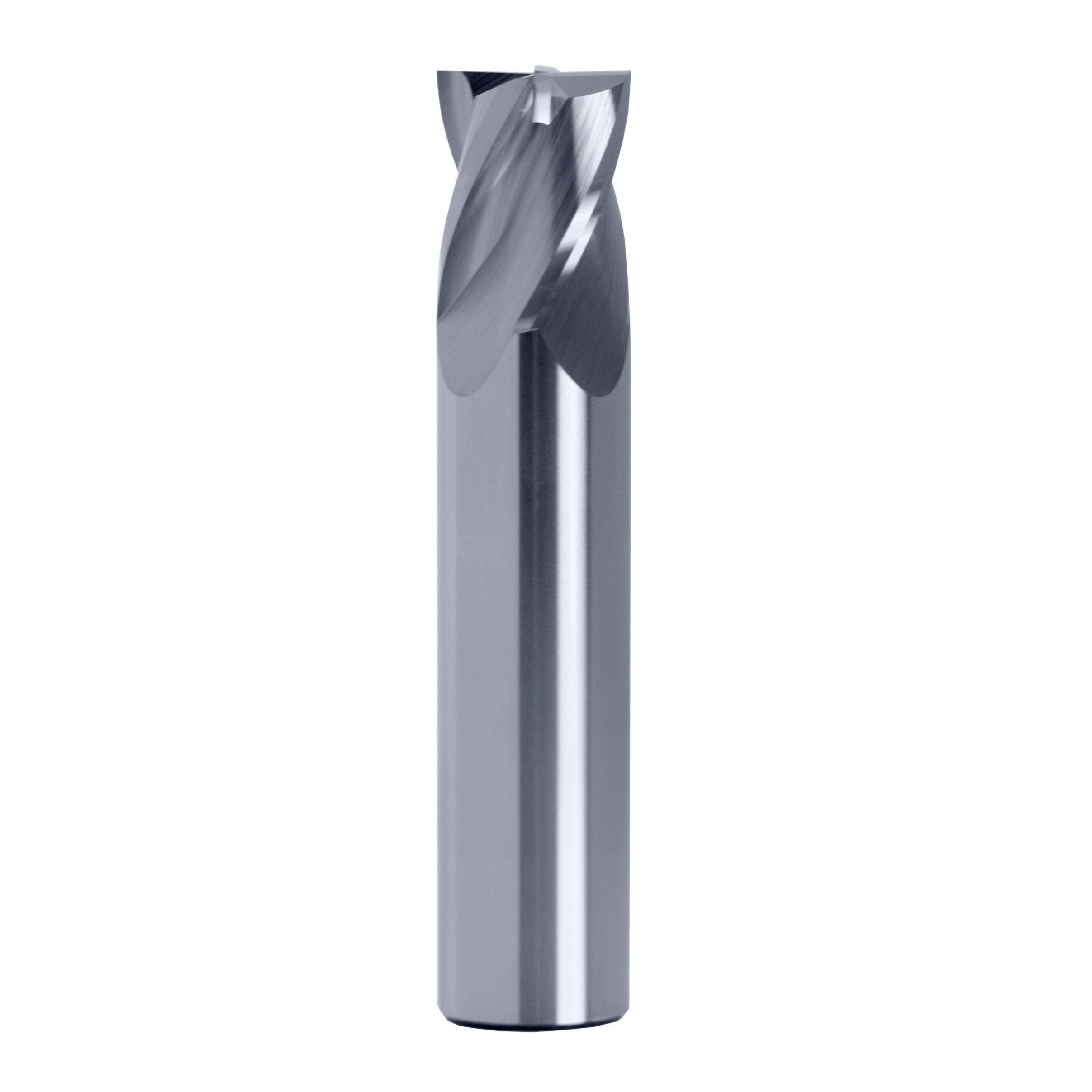 Twin Eagle's Best Carbide 1/8" 4 Flute Stub Uncoated Square End Mill – 1/8" Shank