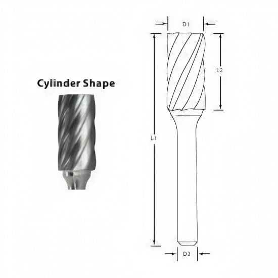 BEST CARBIDE CARBIDE BURRS Best Carbide - SA3NF 3/8" Aluminium Cut Carbide Burr