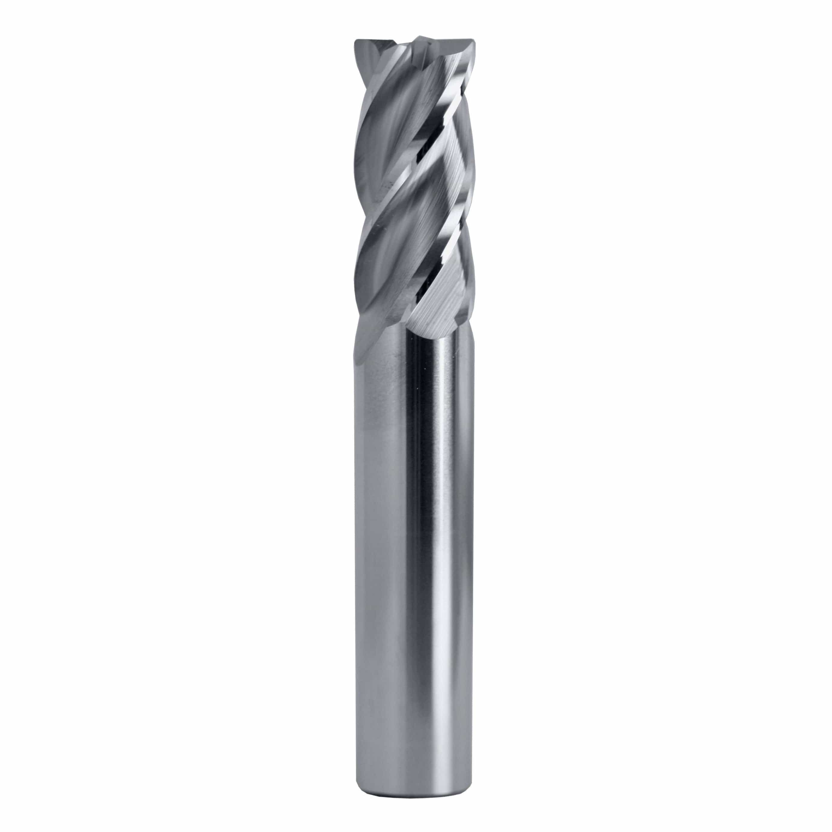 BEST CARBIDE Carbide Endmill Best Carbide 10mm 4 Flute Nano Coated Short Series Corner Radius End Mill – 10mm Shank, 0.5mm Radius