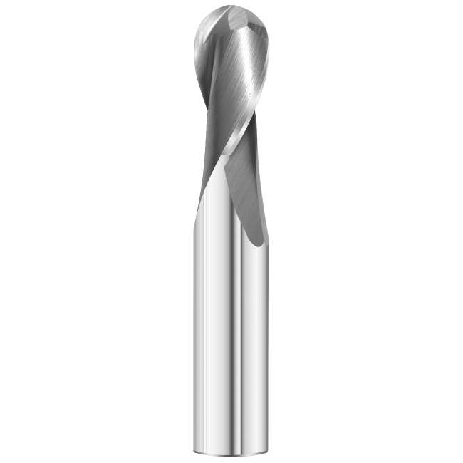BEST CARBIDE Drill Bits SHORT SERIES BALL NOSE SLOT DRILL - Best Carbide 5/16" (2 Flute, Uncoated)