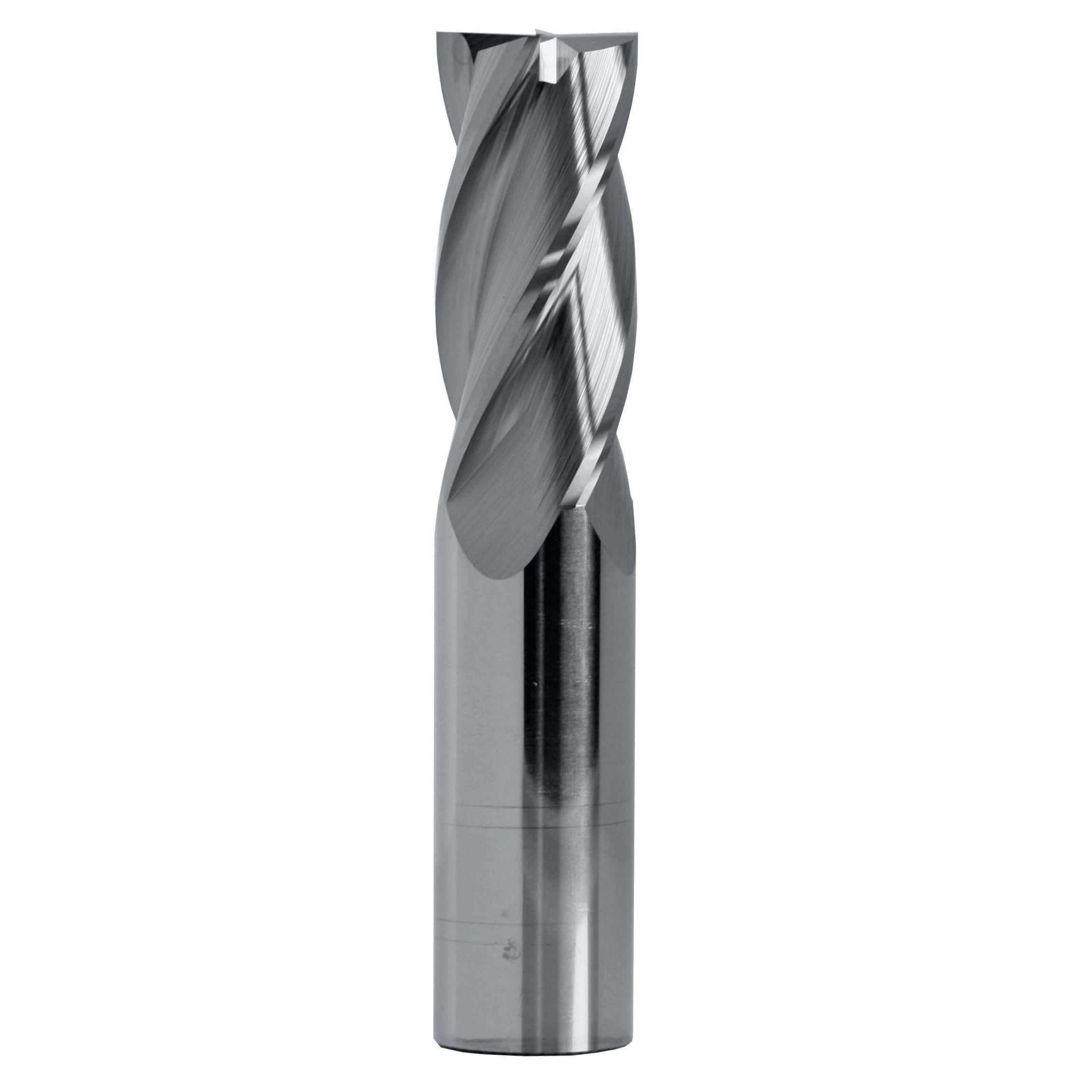 BEST CARBIDE Manufacturing Best Carbide 1/4" 4 Flute Long Series Square End Mill – 1/4" Shank AlTiN Coated