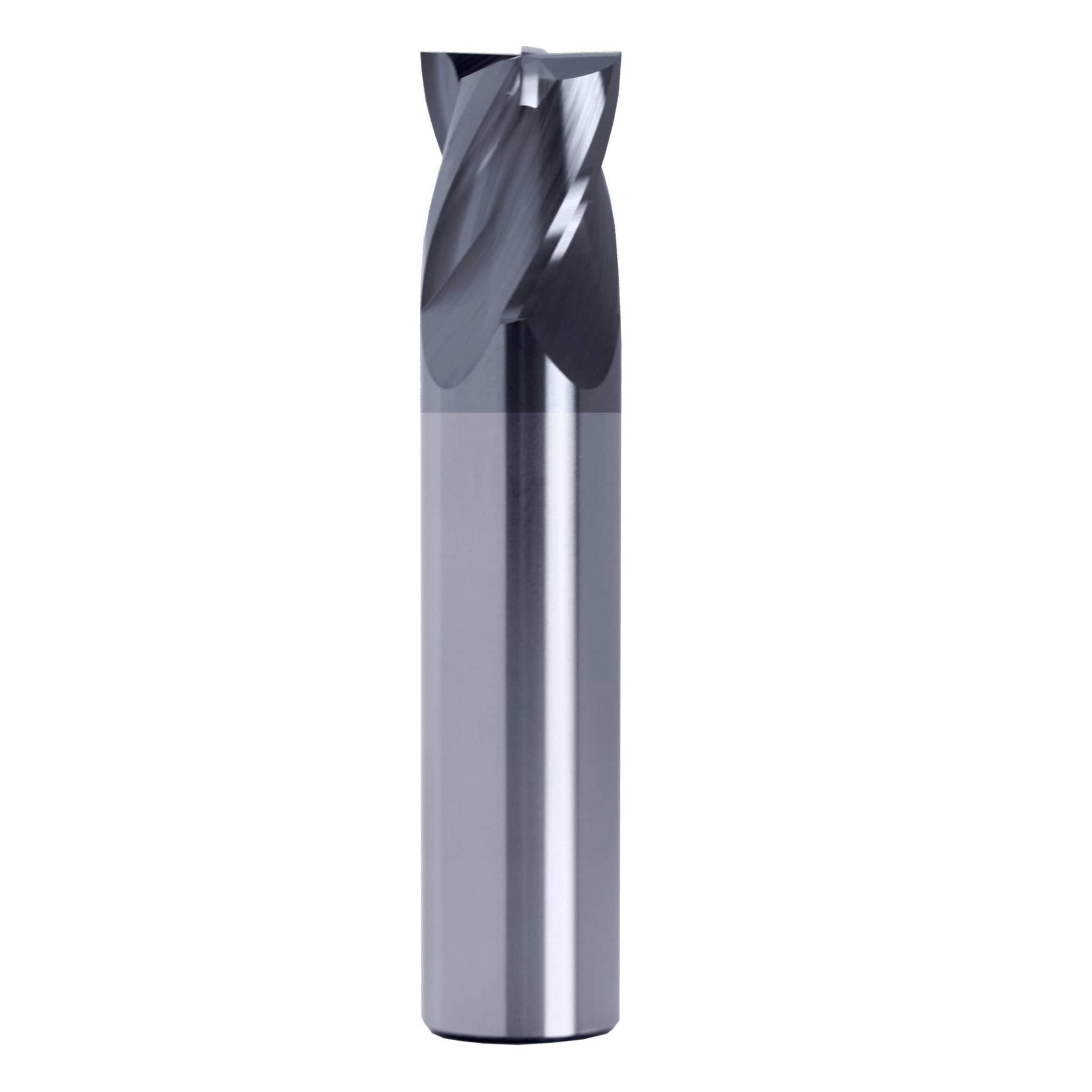 BEST CARBIDE Manufacturing Best Carbide 1/4" 4 Flute Stub Square End Mill – 1/4" Shank AlTiN Coated