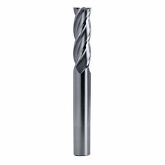 BEST CARBIDE Manufacturing Best Carbide Regular Length Uncoated 4-Flute End Mill 1mm, Square End