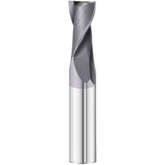 Best Carbide Regular Length AITiN coated 2-Flute End Mill 1", Square End - Twin Eagle Imports