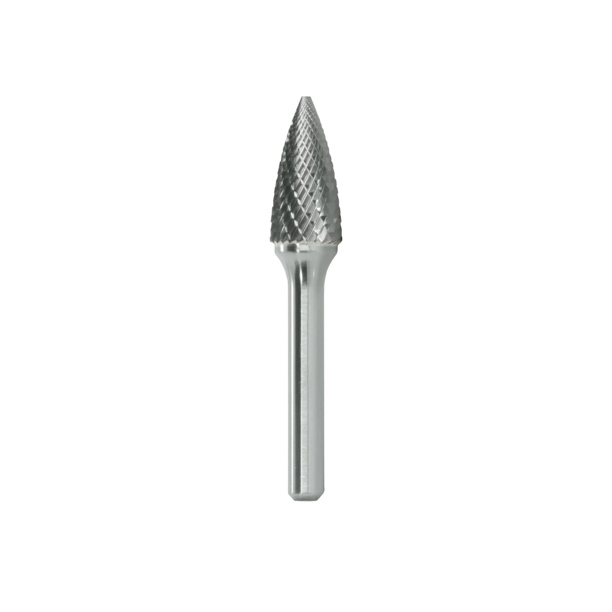 Best Carbide SG1M – 1/4″ Double Cut Carbide Burr (Pointed Tree Shape) - Twin Eagle Imports
