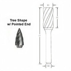 Best Carbide - SG3NF 3/8" Aluminium Cut Carbide Burr - Twin Eagle Imports