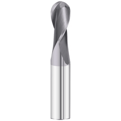 Best Carbide - Short Series Ball Nose Slot Drill 1/2" (2 Flute) - Twin Eagle Imports