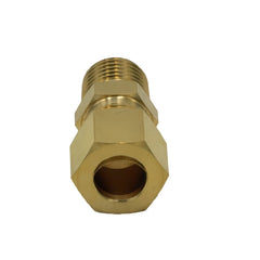 Brass Compression Male Female Connector (T3/8xM1/4) - Twin Eagle Imports