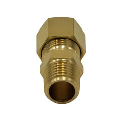 Brass Compression Male Female Connector (T3/8xM1/4) - Twin Eagle Imports