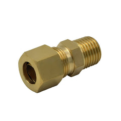 Brass Compression Male Female Connector (T3/8xM1/4) - Twin Eagle Imports