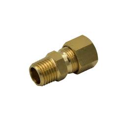 Brass Compression Male Female Connector (T3/8xM1/4) - Twin Eagle Imports