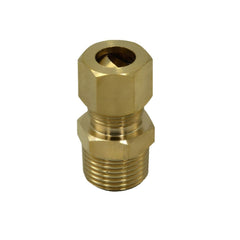 Brass Compression Male Female Connector (T3/8xM3/8) - Twin Eagle Imports