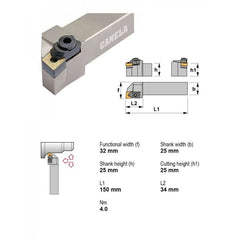 Canela MCLNR2525M12 External Turning Toolholder – 25×25 mm Square Shank - Twin Eagle Imports