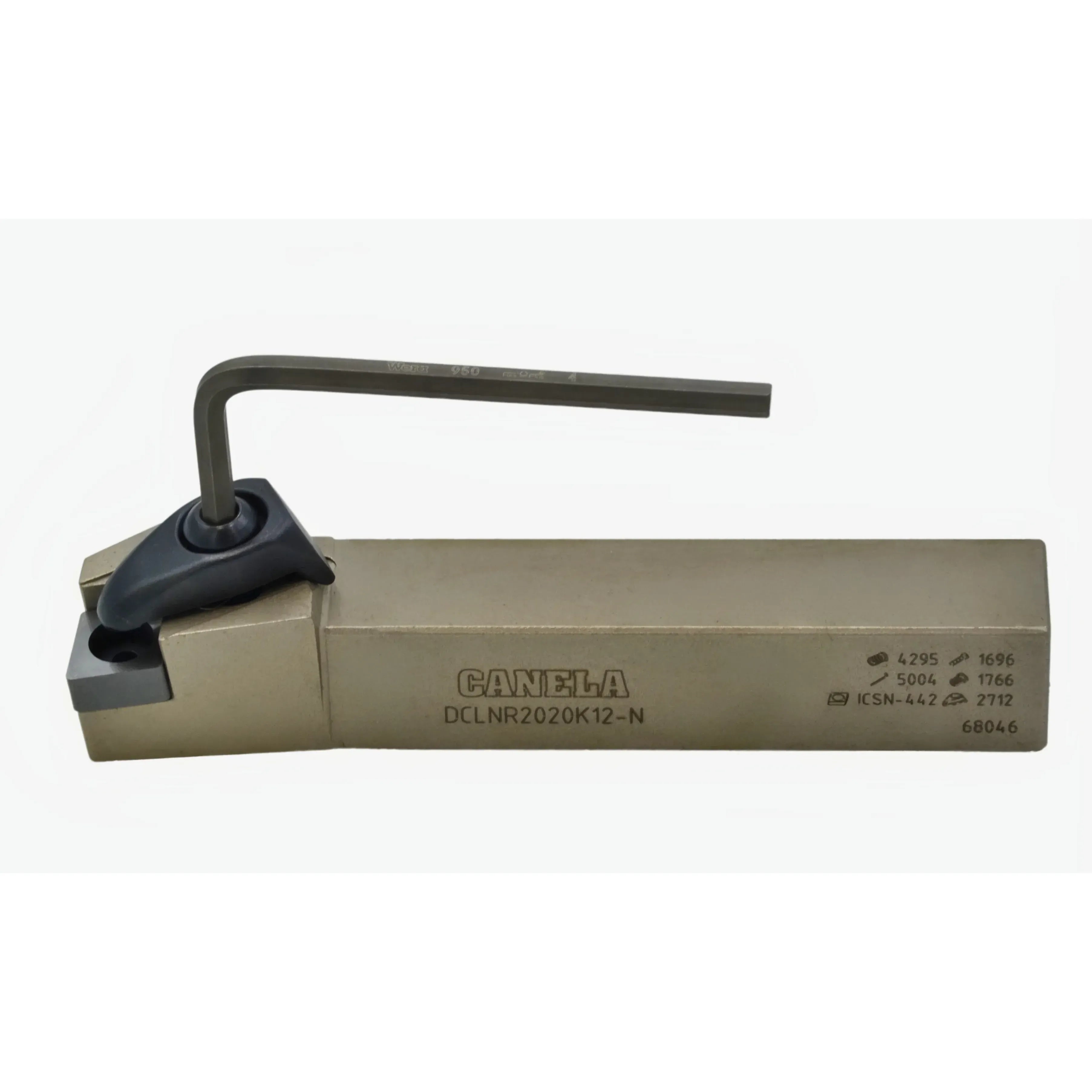 Canela Turning Tool Canela DCLNR 2020 K12 – External Turning Toolholder (95° Dimple Lock, Left Hand)
