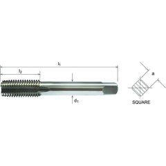 Somta Series 519 - HSS Straight Flute Short Left Hand Second (Intermediate) Tap M22 x 2.5mm