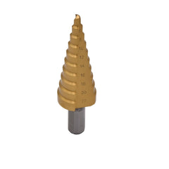 CH Tools HSS-E TiN Step Drill Bit 4–22mm – 10 Steps - Twin Eagle Imports
