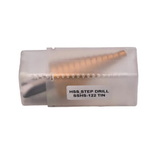 CH Tools HSS-E TiN Step Drill Bit 6–30mm – 13 Steps - Twin Eagle Imports