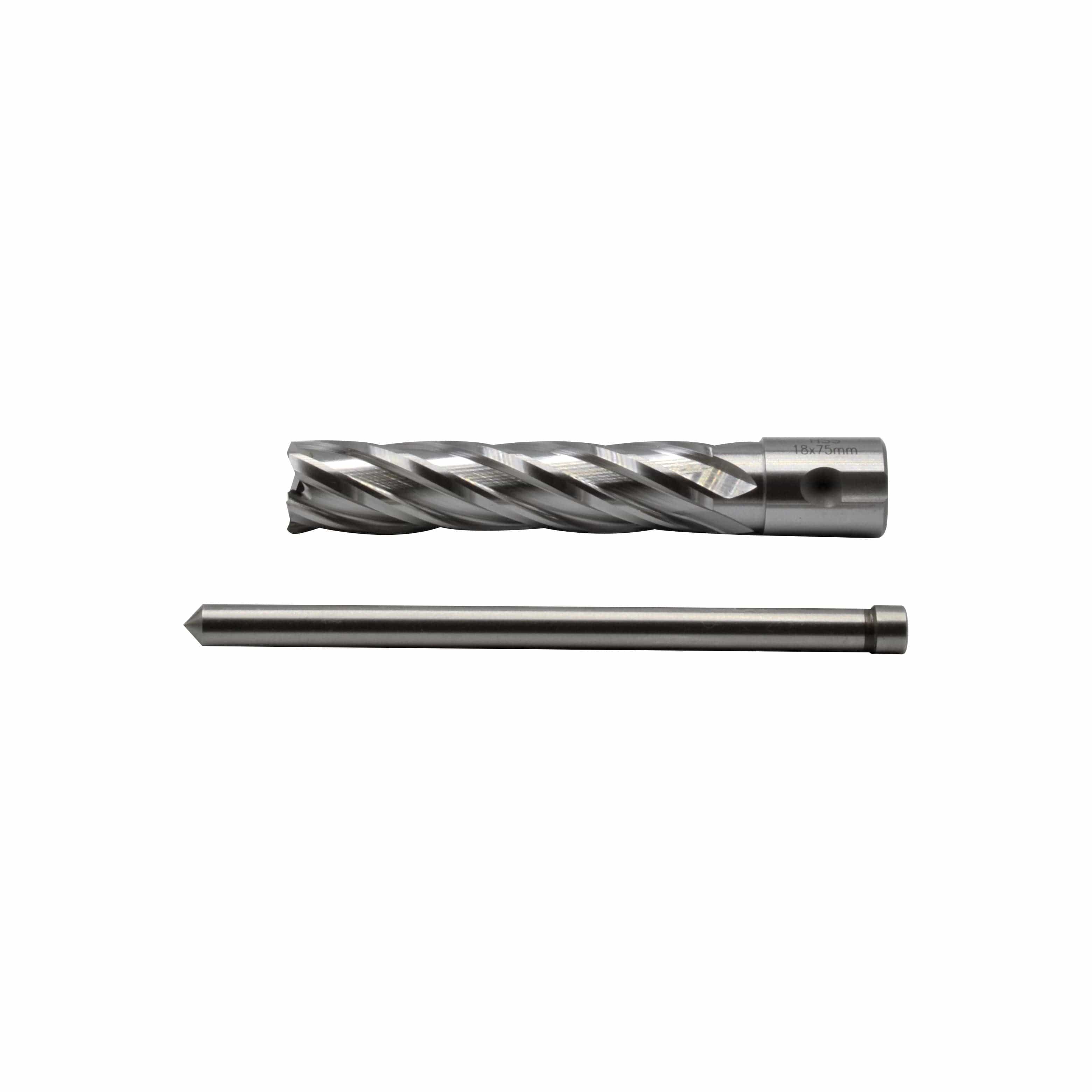 CH Tools Manufacturing 18 x 75mm D.O.C HSS Weldon Shank Annular Cutter