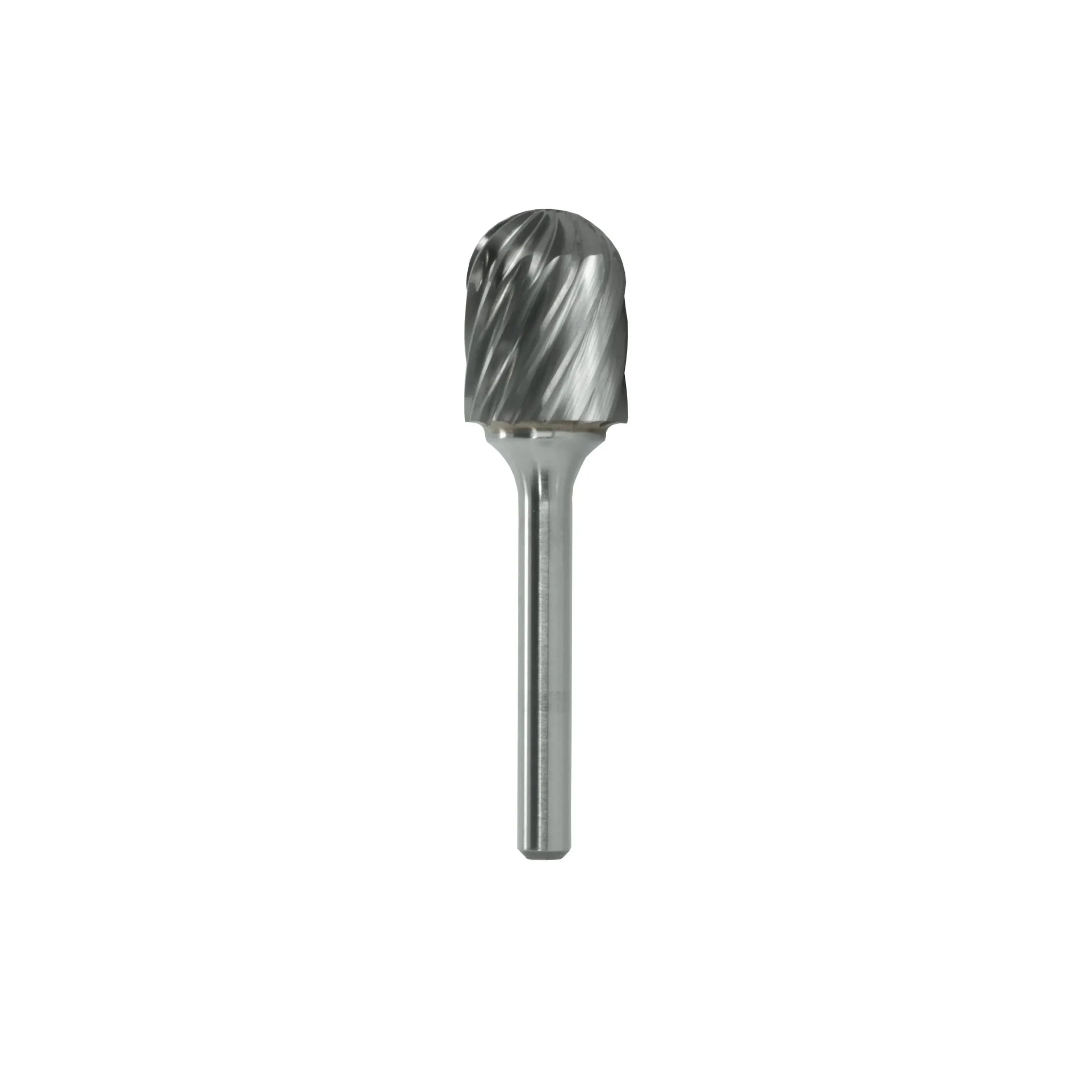 CH Tools – SC3MNF 10mm Double Cut Metric Carbide Burr (Cylinder with Radius End, 6mm Shank) - Twin Eagle Imports