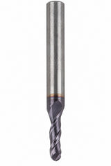 Fullerton 2.0mm 2 Flute TiAlN Coated Carbide Ball Nose Endmill - 3215 Series