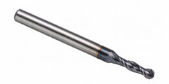 Fullerton 2.0mm 2 Flute TiAlN Coated Carbide Ball Nose Endmill - 3215 Series