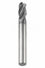 Sandvik Coromant 12.0mm 4 Flute Coated Carbide Ball Nose Endmill