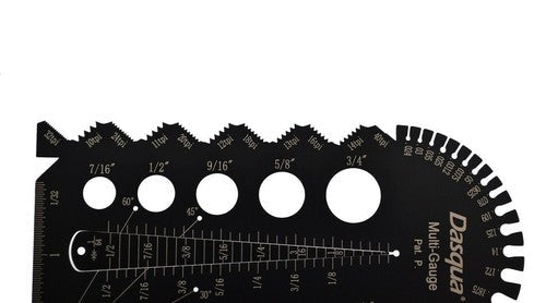 Dasqua Imperial Multi-Function Thread Pitch Gauge - Twin Eagle Imports