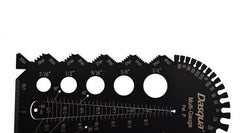 Dasqua Imperial Multi-Function Thread Pitch Gauge - Twin Eagle Imports