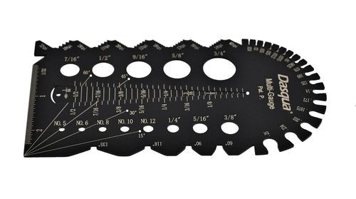 Dasqua Imperial Multi-Function Thread Pitch Gauge - Twin Eagle Imports