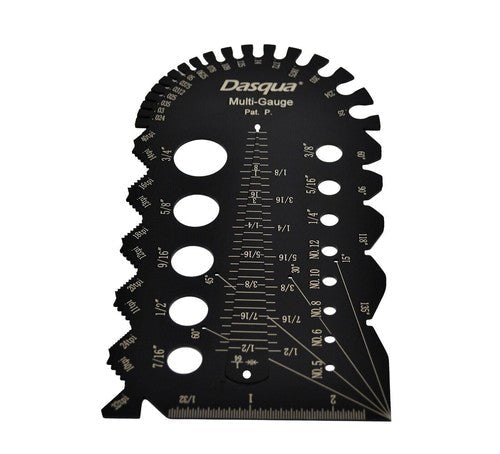 Dasqua Imperial Multi-Function Thread Pitch Gauge - Twin Eagle Imports