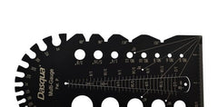 Dasqua Imperial Multi-Function Thread Pitch Gauge - Twin Eagle Imports