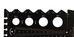 Dasqua Metric Multi-Function Thread Pitch Gauge - Twin Eagle Imports