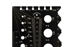 Dasqua Metric Multi-Function Thread Pitch Gauge - Twin Eagle Imports