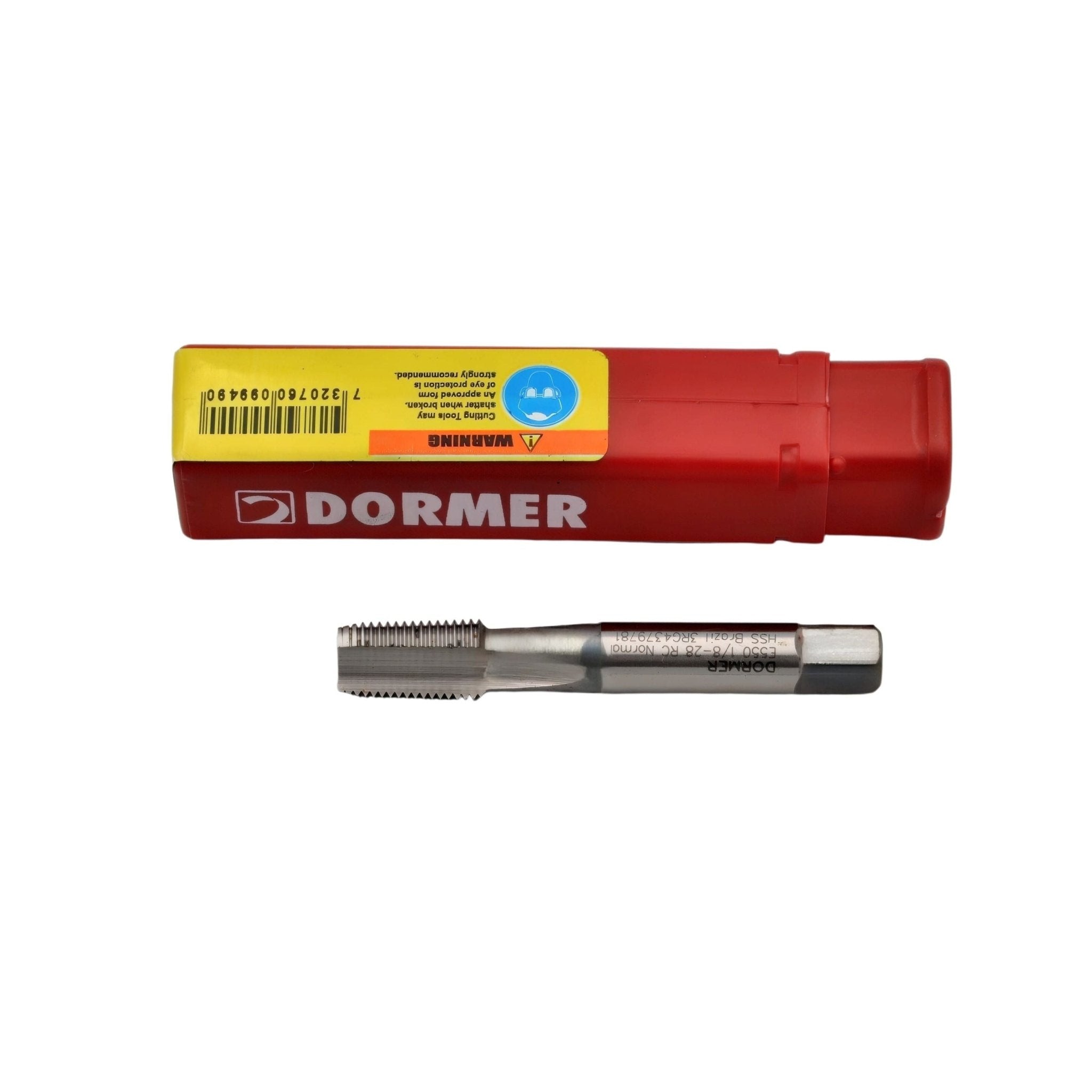 Dormer E5501/8 – 1/8" BSPT Rc HSS Straight Flute Hand Tap - Twin Eagle Imports