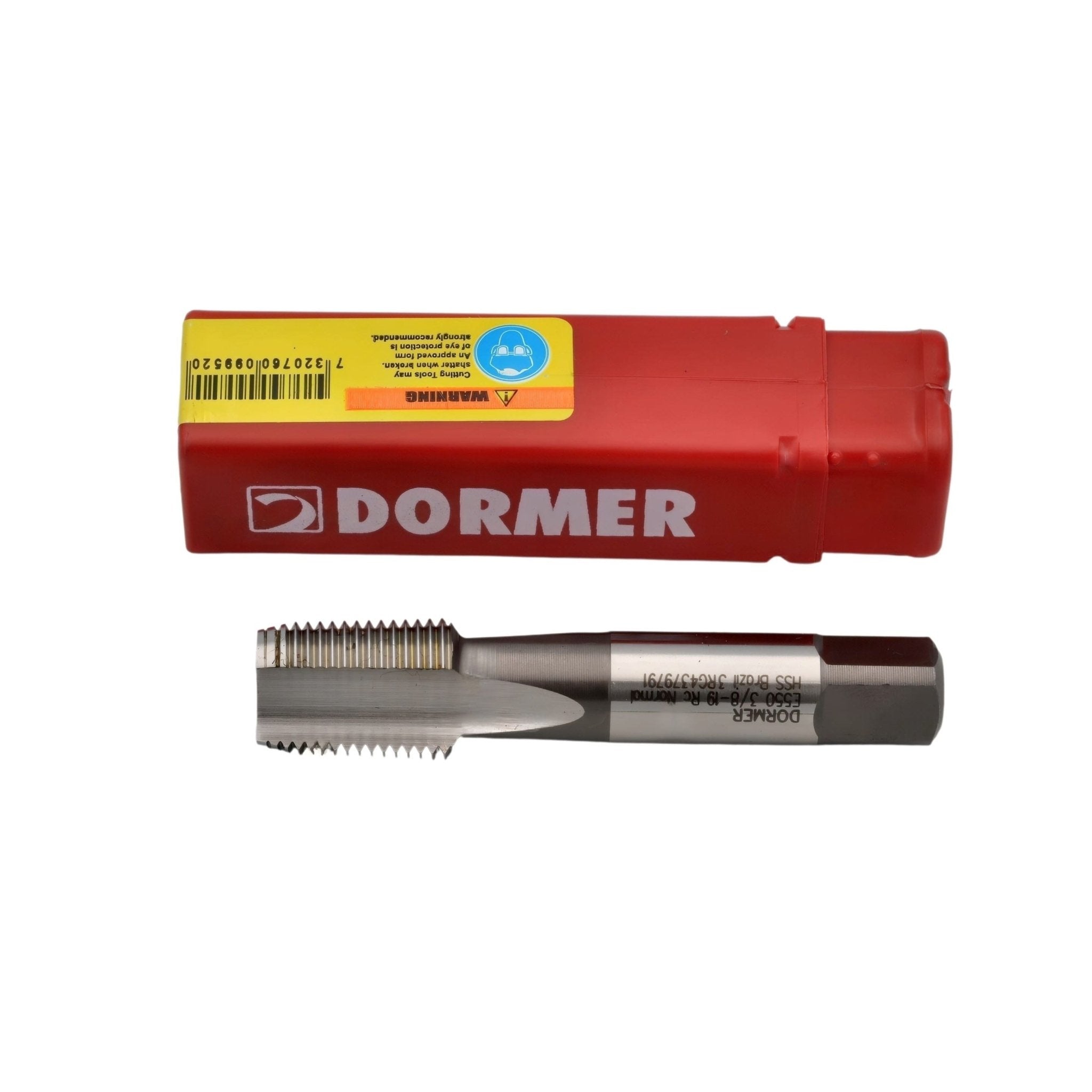 Dormer E5503/8 – 3/8" BSPT Rc HSS Straight Flute Hand Tap - Twin Eagle Imports