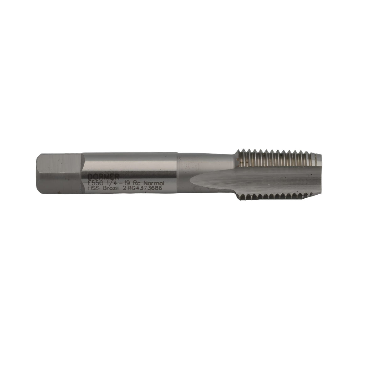 DORMER TAPS Dormer E5501/4 – 1/4" BSPT Rc HSS Straight Flute Hand Tap
