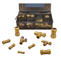DOT Brass Connector 21pc DOT Nylon Tubing Union and 9pc DOT Union Tee