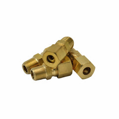 DOT Brass Connector 4pc Brass Compression Male Female Connector (T1/4xM1/8)