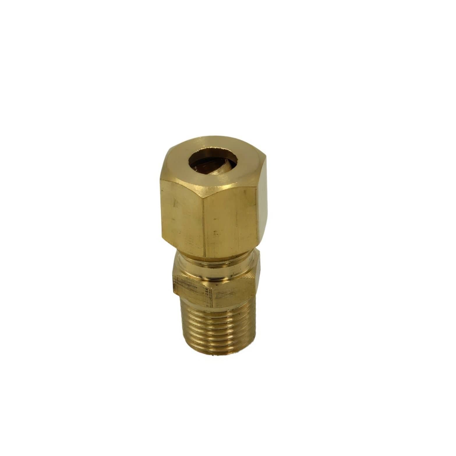 DOT Brass Connector Brass Compression Male Female Connector (T1/4xM1/8)