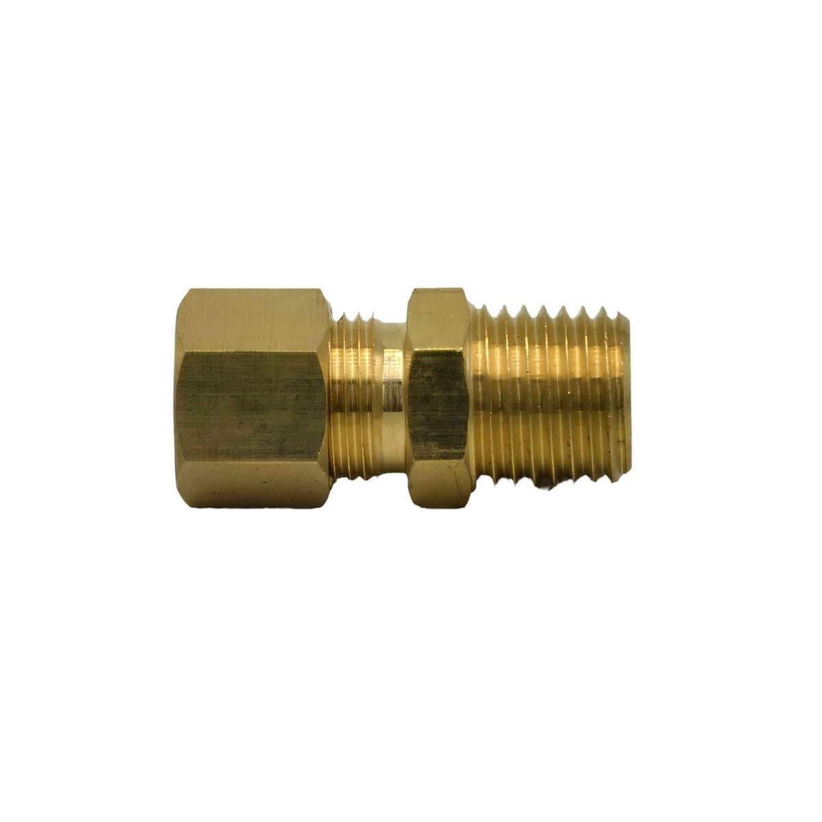 DOT Brass Connector Brass Compression Male Female Connector (T5/16xM1/4)
