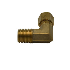 DOT Brass Connector Brass Compression Union 90° Male Female Elbow (T1/4xM1/4)