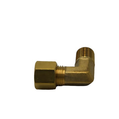 DOT Brass Connector Brass Compression Union 90° Male Female Elbow (T1/4xM1/8)