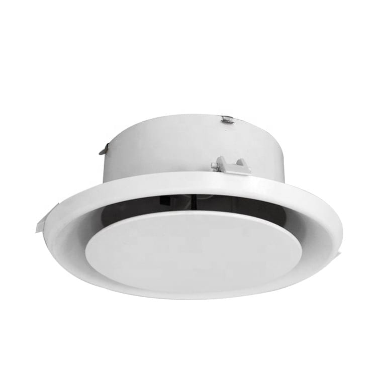 Ductsure PCD200 Plastic Round Ceiling Cone Vent Diffuser - Twin Eagle Imports
