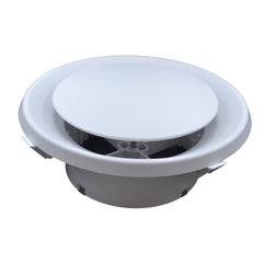 Ductsure PCD250 Plastic Round Ceiling Cone Vent Diffuser - Twin Eagle Imports