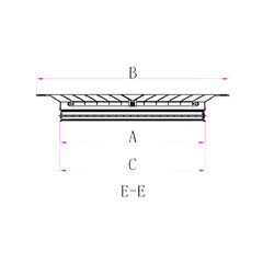 Ductsure Ventilation Ductsure White Aluminium Vent Grille – Square Face Slat (295 x 295 mm) - LFD-4A 295/150