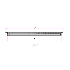 Ductsure Ventilation Pack of 3 Ductsure Eggcrate Hinged Filter EGHF-P 600500 (595x495mm)