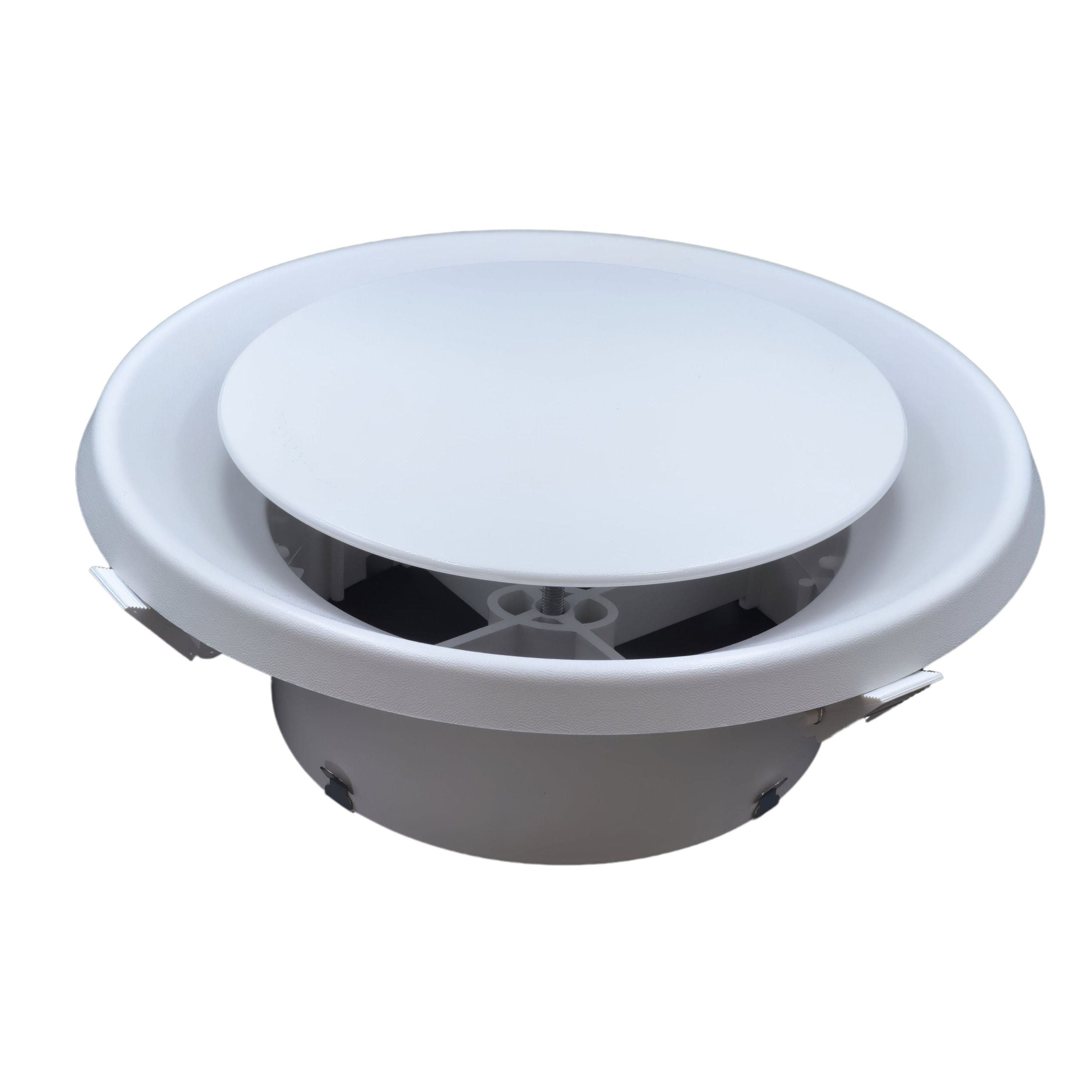 Pack of 5 Ductsure PCD250 Plastic Round Cone Vent Diffuser