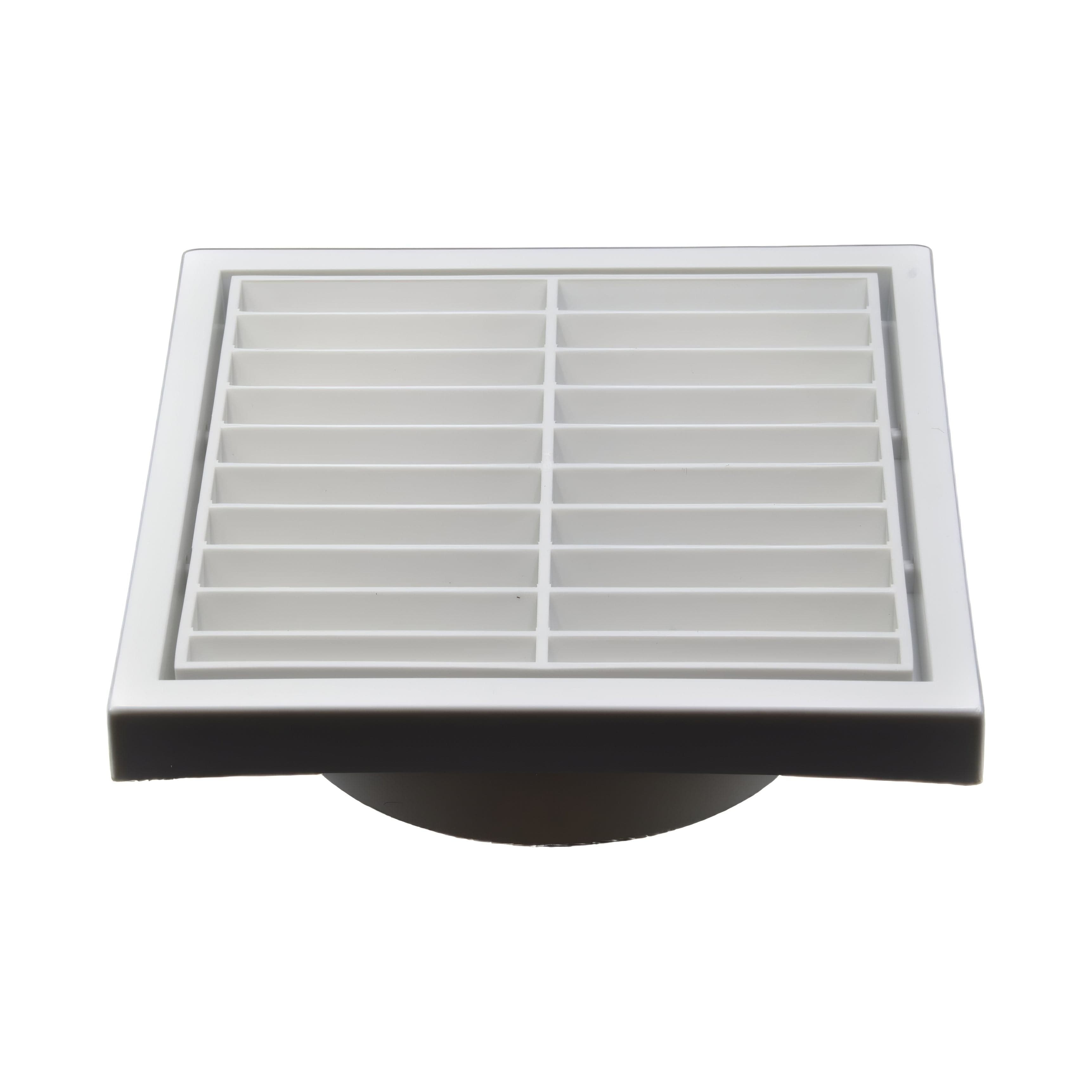 Ductsure Ventilation Twin Pack PFL125 Ductsure Ducting Wall Vent : Fixed Louvre - Φ125